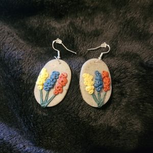 Polymer clay earrings